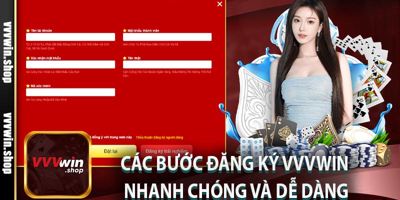 Các bước đăng ký VVVWIN nhanh chóng và dễ dàng