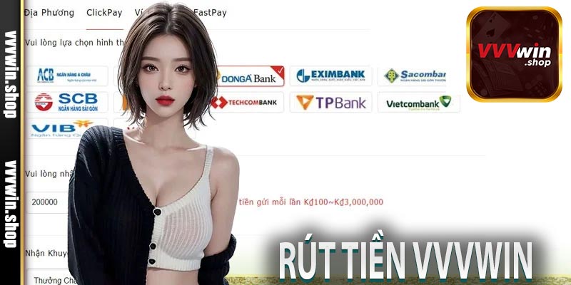 Rút tiền VVVWIN